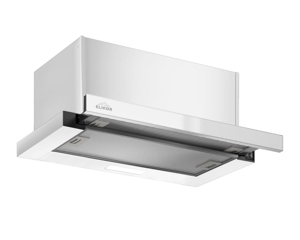 Кухонная вытяжка ELIKOR Slide Glass 50П-1000 КВ II М-1000-50-1542 белый/белый