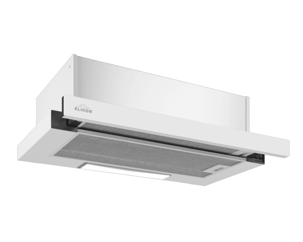 Кухонная вытяжка ELIKOR Slide 60П-430 КВ II М-430-60-581 белый/белый